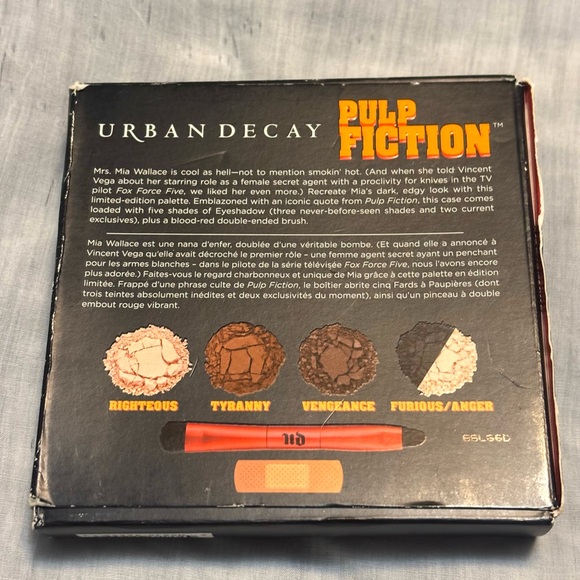Urban Decay Pulp Fiction Mrs. Mia Wallace Palette - Picture 2 of 6